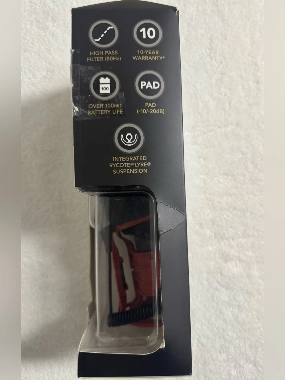 RØDE Videomic On-Camera Microphone with Red Rycote Shock Mount